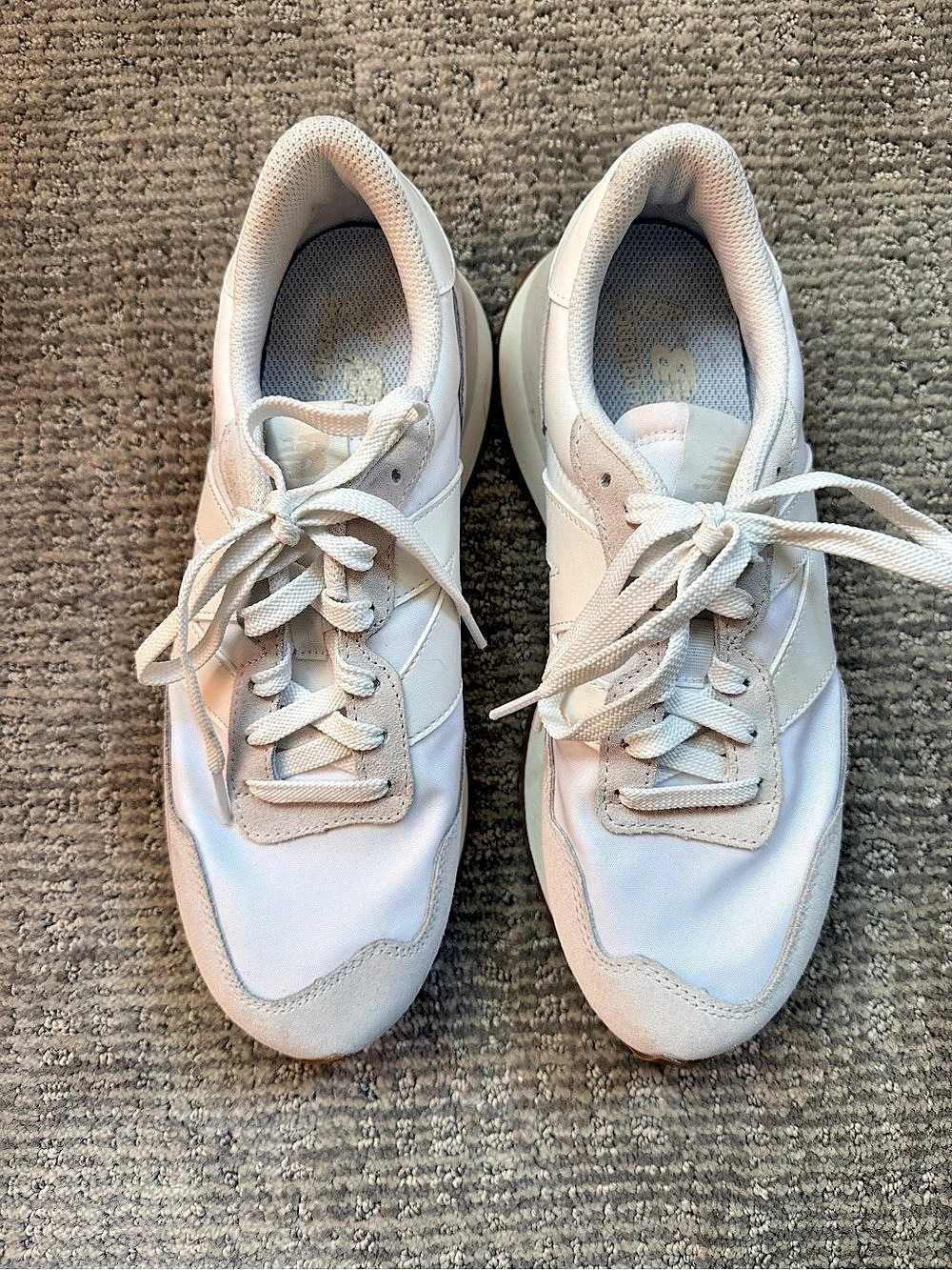 New Balance 237 Women's White & Pink Sneakers US 9.5 - Picture 2 of 6